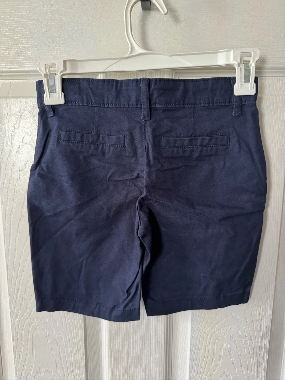 Girls Chino Navy Uniform Shorts
